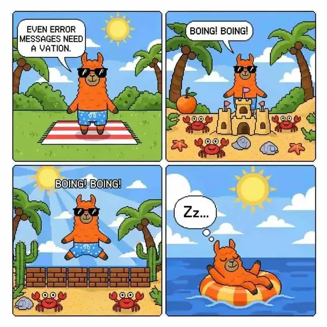 Structured comic output representing a developer integration